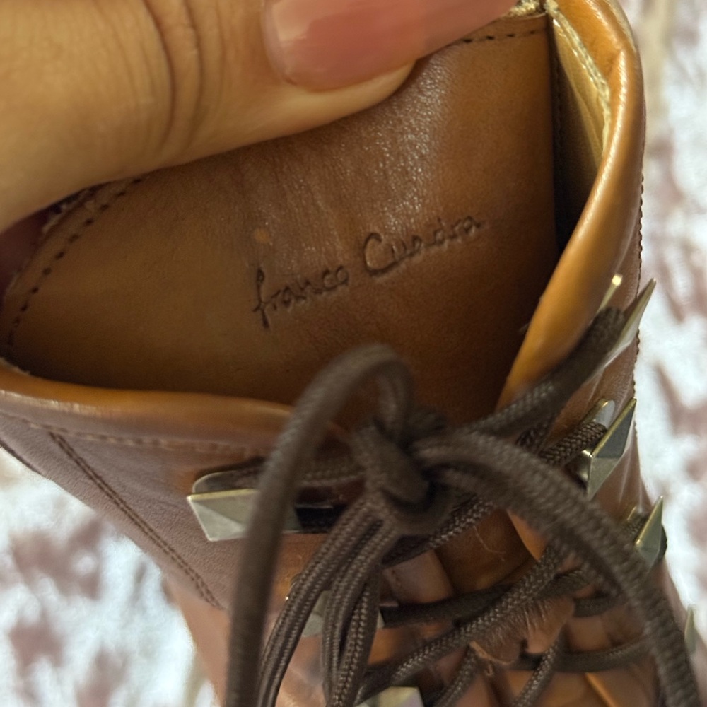 Franco Cuadra, Brown Python Cut Boots. - image 7